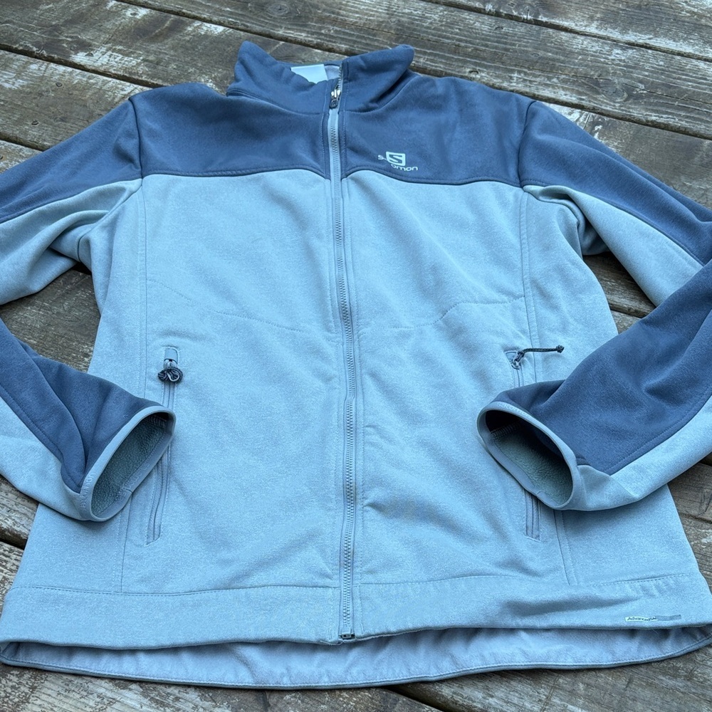 Salomon Two-Tone grey Fleece Jacket size L